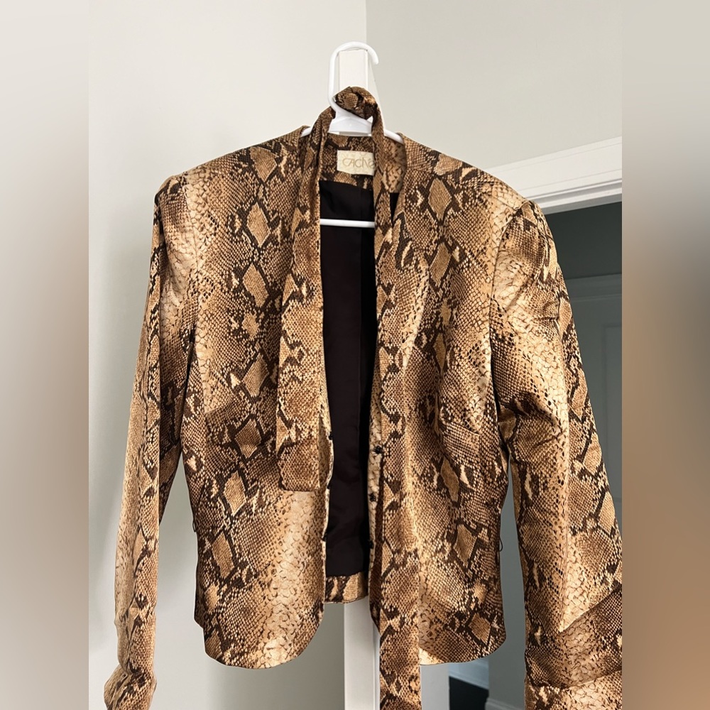 Animal Print Jacket